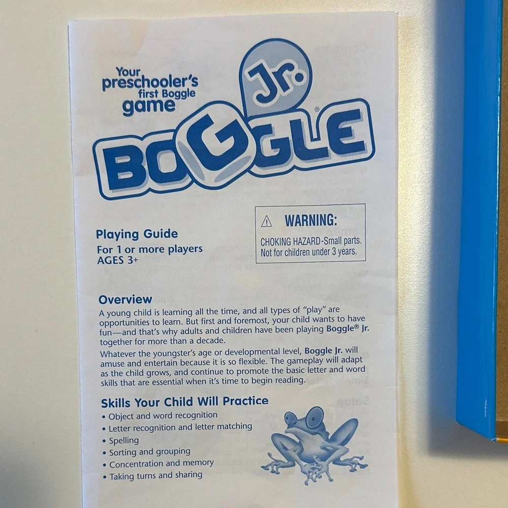 Boggle Jr. Preschool Game